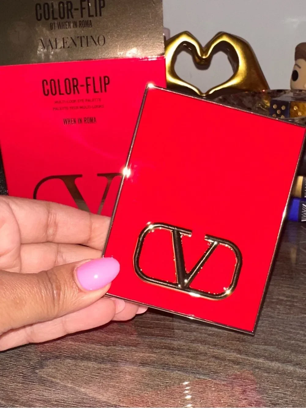 VALENTINO COLOR-FLIP EYESHADOW PALETTE COLOR: WHEN IN ROMA 01